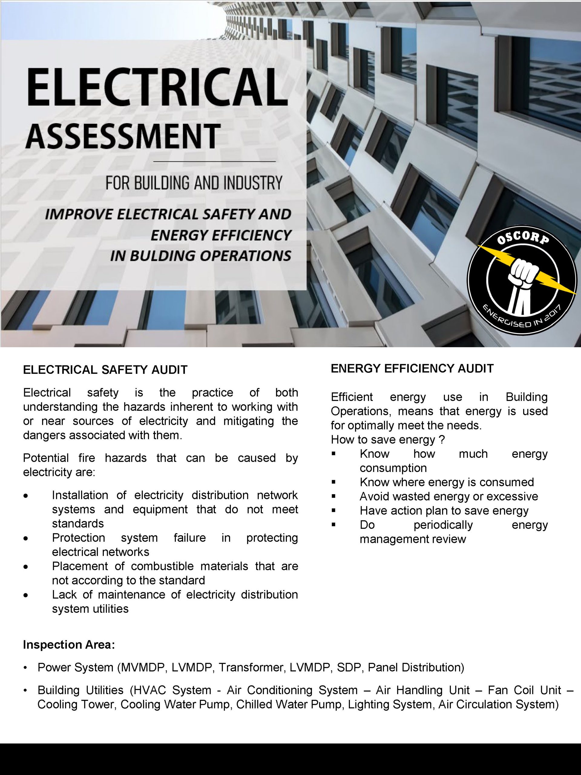 Oscorp Indo | THREE REASONS YOU NEED A BUILDING ENERGY AUDIT